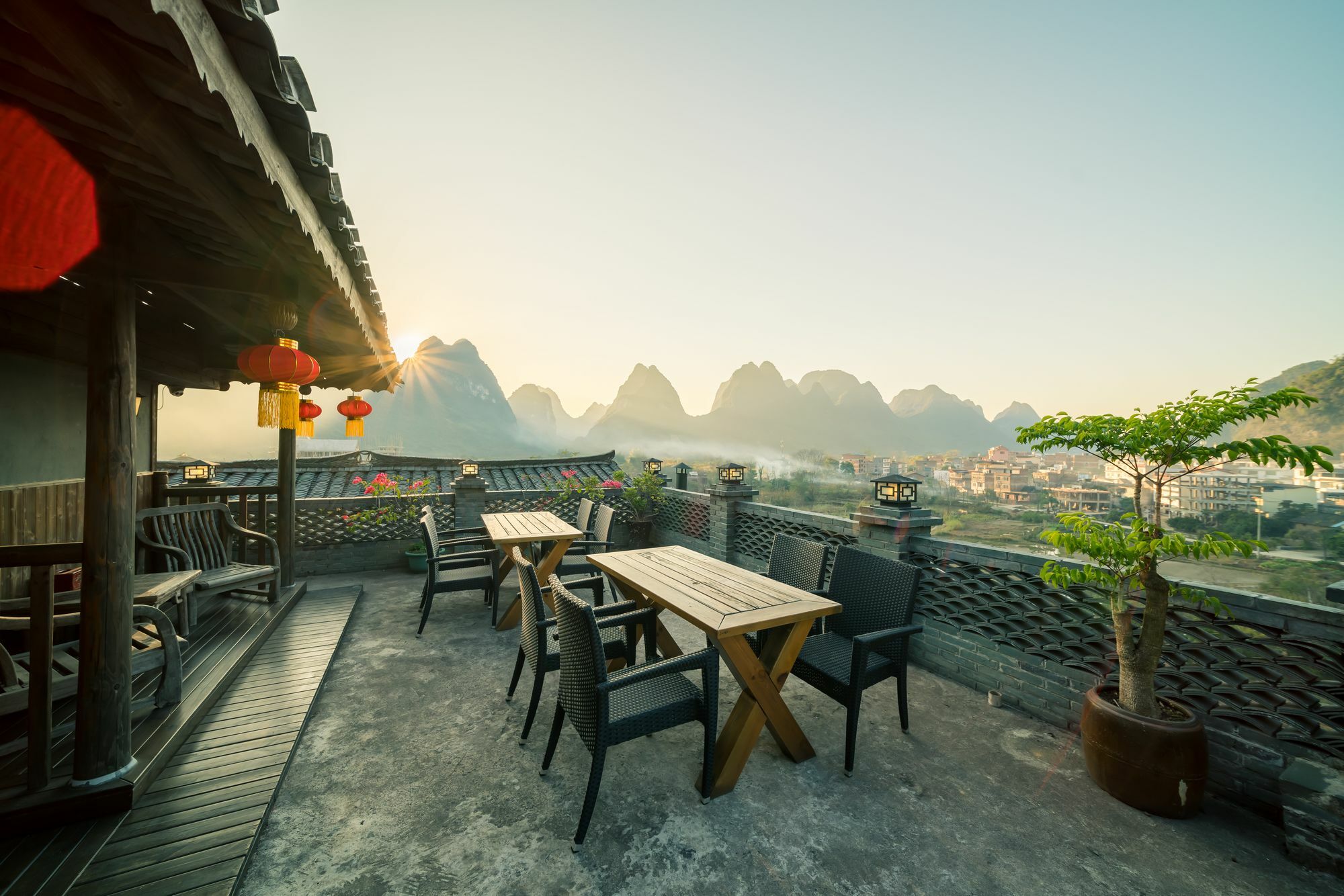 Yangshuo Mountain Nest Boutique Hotel Bagian luar foto
