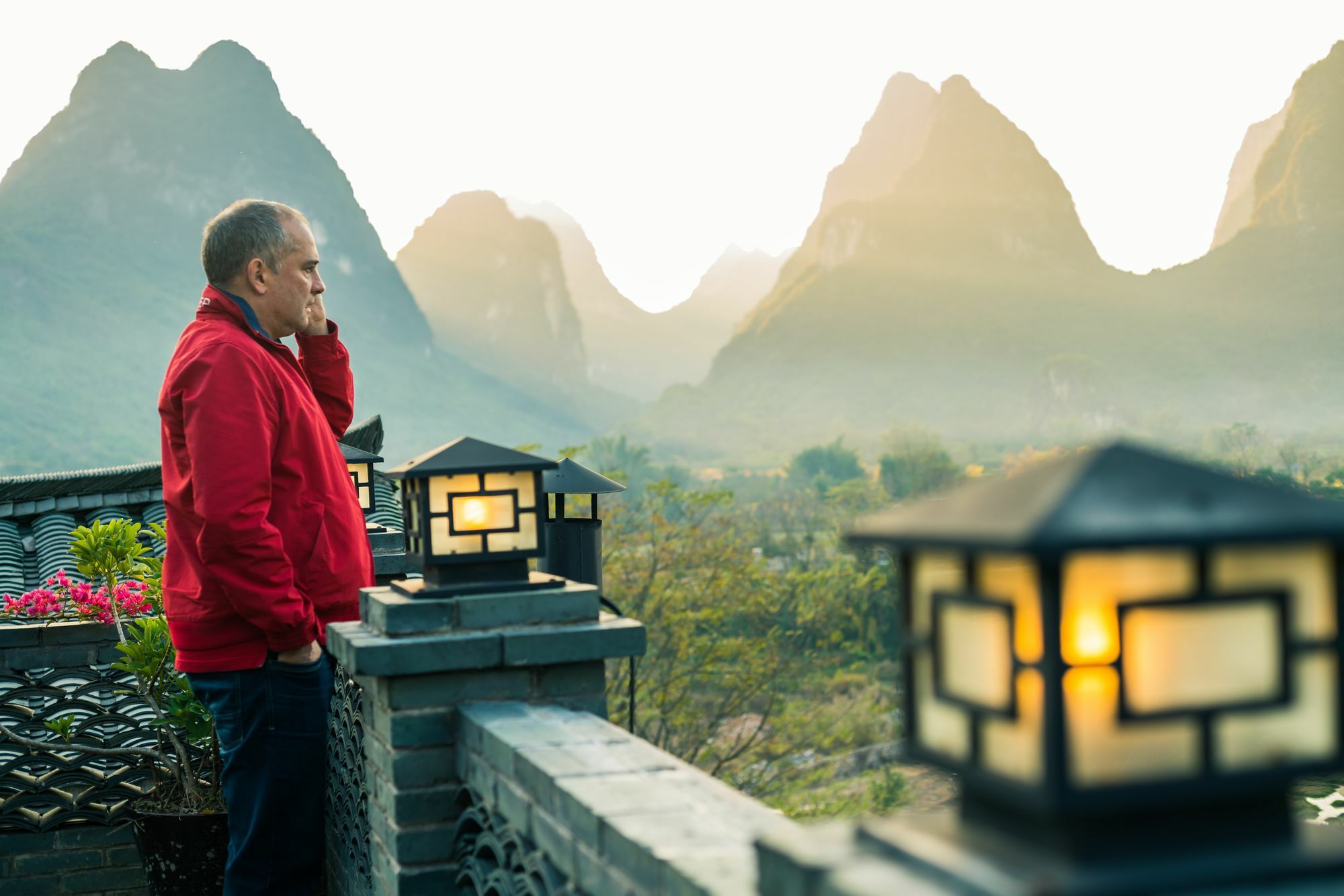 Yangshuo Mountain Nest Boutique Hotel Bagian luar foto
