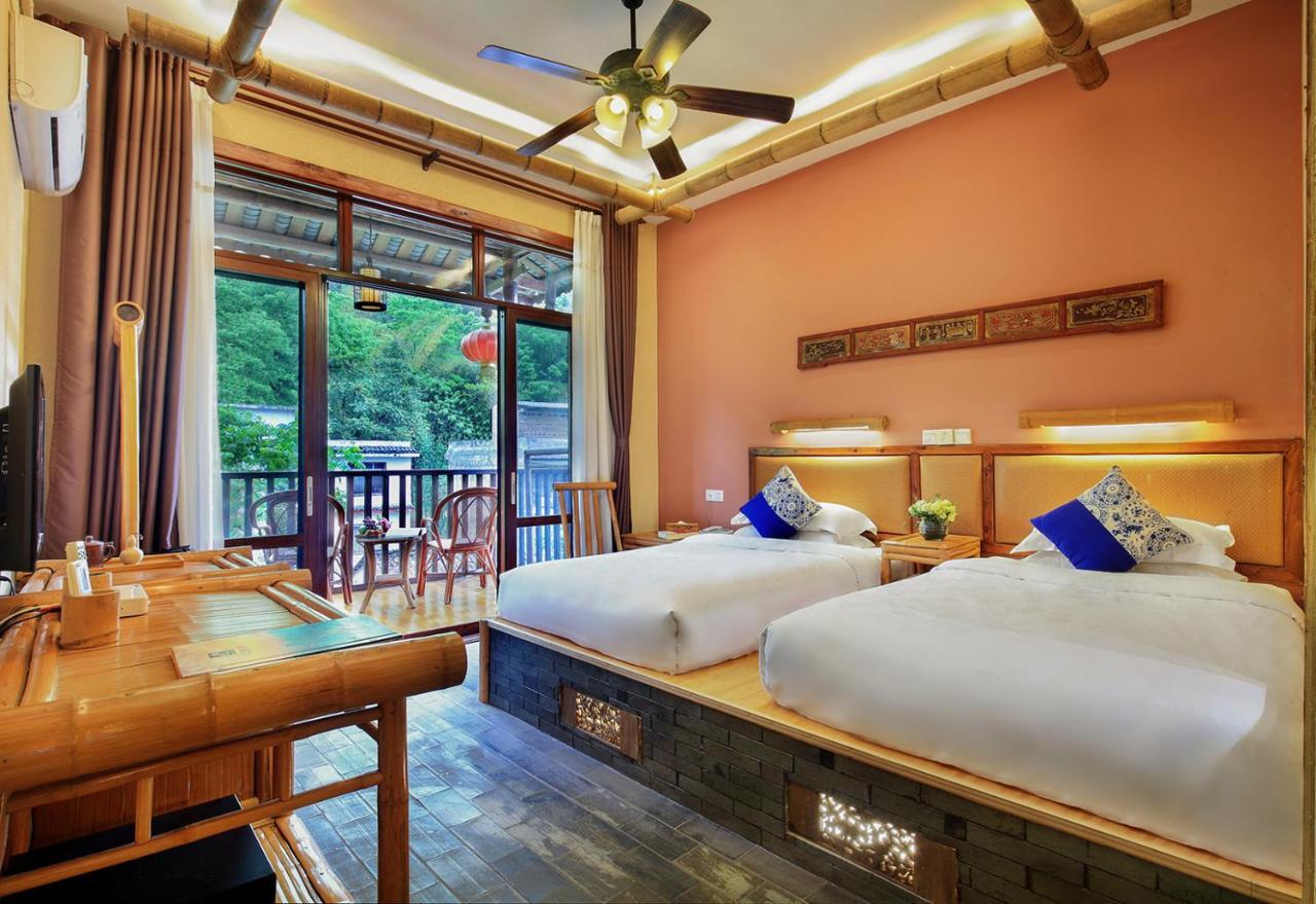 Yangshuo Mountain Nest Boutique Hotel Bagian luar foto