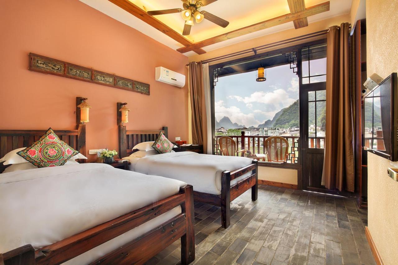 Yangshuo Mountain Nest Boutique Hotel Bagian luar foto